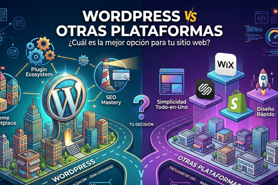 WordPress vs otras plataformas
